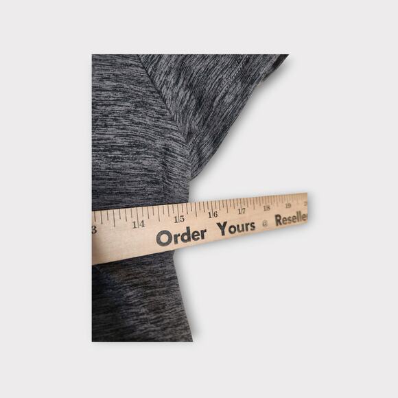 Free People FP Movement Womens Frosty Morning Cut Out Crop Top Gray M Athleisure - Picture 7 of 10